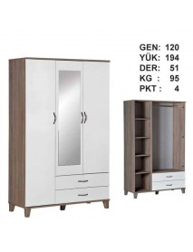 4 Kapaklı Dolap